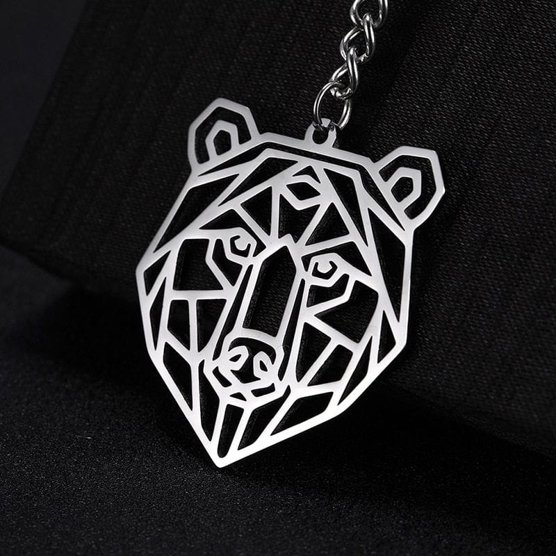 Nyckelring I Metall Med Teddybjörn