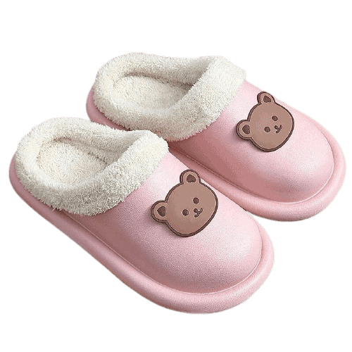 Bamse Tofflor Vit